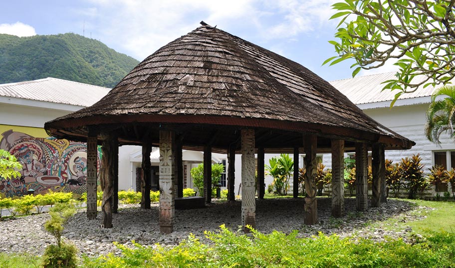 Faleo Klassisches Haus auf Samoa