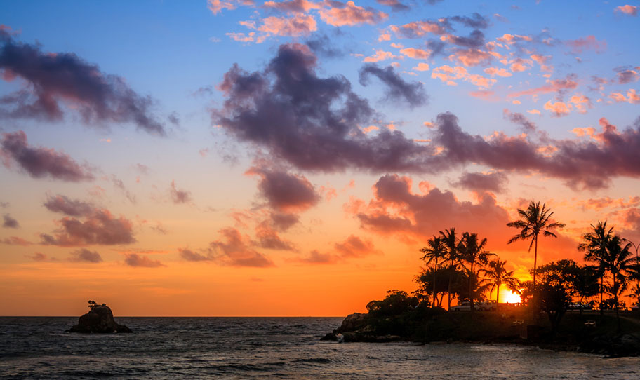 Sonnenuntergang Neukaledonien Honeymoon